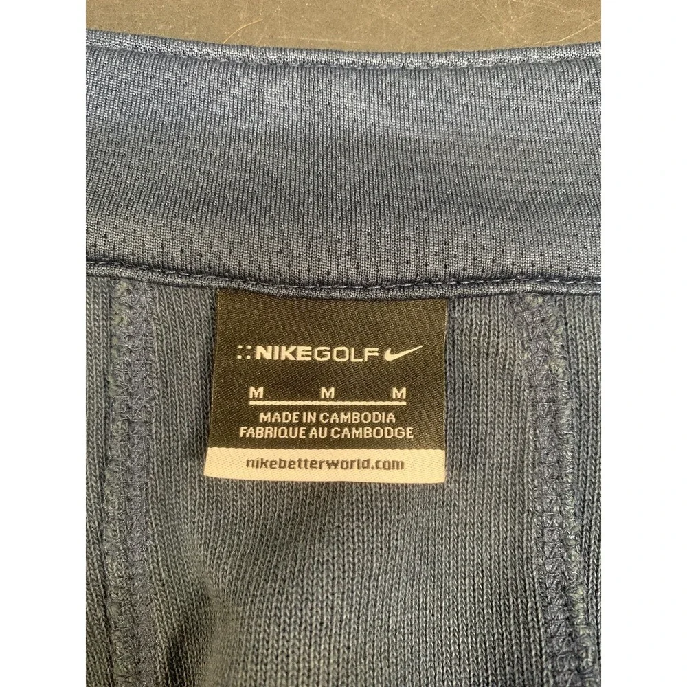 Nike Golf 1/4 Zip Mens Pullover Sweater Blue Med - Read